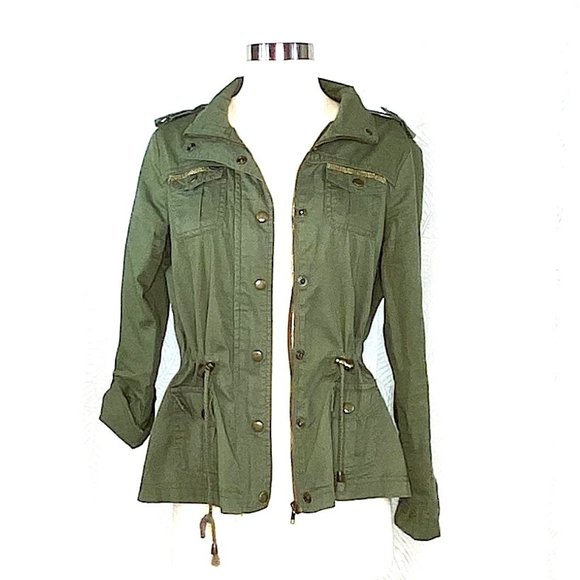 Ashley By 26 International Jackets & Blazers - ASHLEY Army Green Jacket